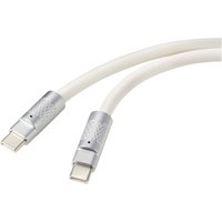 Renkforce - usb-c® Kabel usb 2.0 usb-c® Stecker, usb-c® Stecker 1.00 m Weiß RF-6056876 von Renkforce
