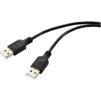USB-Kabel usb 2.0 usb-a Stecker, usb-a Stecker 1.00 m Schwarz PVC-Mantel RF-5771508 - Renkforce USB-Kabel usb 2.0 usb-a Stecker, usb-a Stecker 1.00 m Schwarz PVC-Mantel RF-5771508 - Renkforce von Renkforce