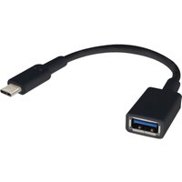 USB-Kabel usb 3.2 Gen1 (usb 3.0 / usb 3.1 Gen1) usb-c® Stecker, usb-a Buchse 0.15 m Schwar - Renkforce von Renkforce