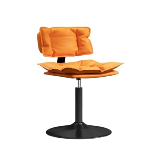Bar StüHle Bar Stuhl Lift Bar Stuhl Kassierer Hause Bar Stuhl Zurück Hohe Hocker Rezeption Barhocker Licht Luxus Hohe Hocker Bar Chair (Color : Orange, Size : A) von Renmi