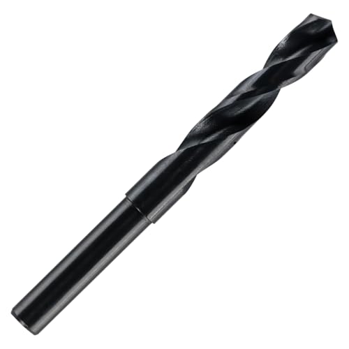 14.5mm HSS Reduziertem Schaft Bohrer (12.7mm / 1/2" Schaft) - Für Bohren Aluminium, Stahl, Holz, Kunststoff, Nicht-Eisen-Metalle - Schmiedebohrer/Metal Bohrer von Rennie Tool Company