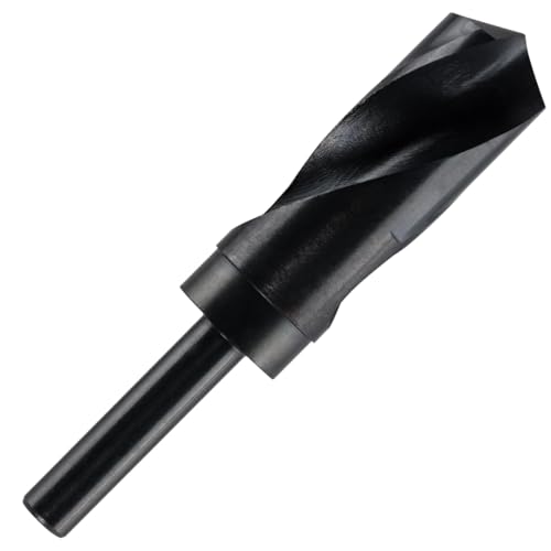 32mm HSS Reduziertem Schaft Bohrer (12.7mm / 1/2" Schaft) - Für Bohren Aluminium, Stahl, Holz, Kunststoff, Nicht-Eisen-Metalle - Schmiedebohrer/Metal Bohrer von Rennie Tool Company
