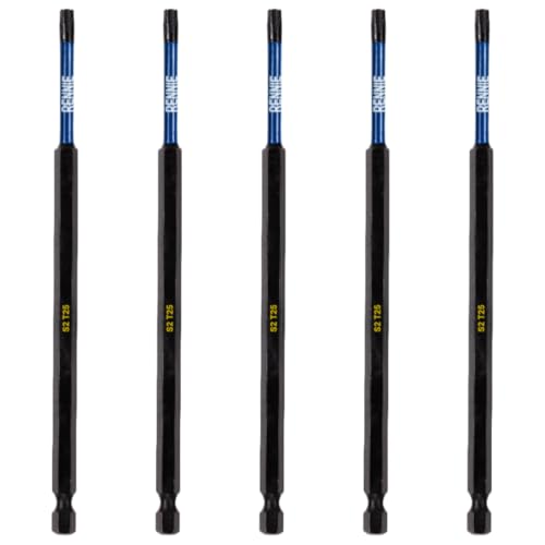 "Rennie Tool Company“ 5 x Rennie Tools 150 mm langes T25 TX25 Schlagschrauber-Bit-Set. Hochleistungs-Magnet-Torx-Schraubendreher-Bit-Set. Schwarzoxidbeschichtete Torx-Schlagschrauber-Bits. Torx-Bit-S "Rennie Tool Company“ 5 x Rennie Tools 150 mm langes T25 TX25 Schlagschrauber-Bit-Set. Hochleistungs-Magnet-Torx-Schraubendreher-Bit-Set. Schwarzoxidbeschichtete Torx-Schlagschrauber-Bits. Torx-Bit-S von Rennie Tool Company