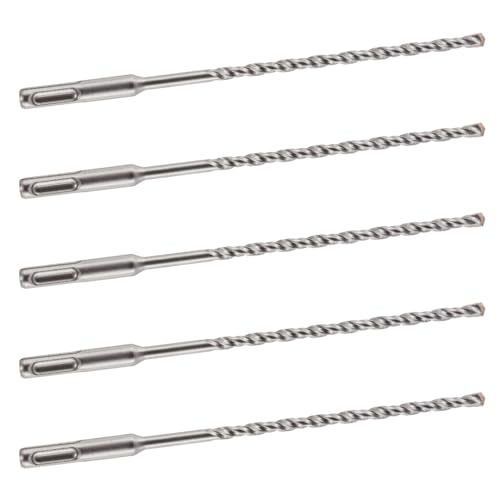 SDS + Plus Mauerbohrer, Wolframkarbid-Spitze, für Stein, Beton, Ziegel, 6 mm x 210 mm, 5 Stück von Rennie Tool Company