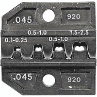 Rennsteig Werkzeuge 624 045 3 0 Crimpeinsatz Unisolierte Flachsteckverbinder 0.1 bis 2.5mm² Passend von Rennsteig Werkzeuge