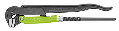 RENNSTEIG Rohrzange 90° (Öffnungsweite 10-110 mm, Länge 650 mm, Zange aus Chrom-Vanadium-Stahl, Stellmuttersicherung, Klemmschutz, Oberfläche pulverlackiert) 111 030 2 von Rennsteig