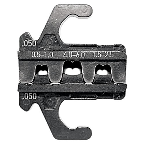 Rennsteig 629 050 3 0 1 Multicrimp Crimpeinsatz 50 in Box, Mehrfarbig, Einsatz 50 für unisolierte Flachstecker von Rennsteig