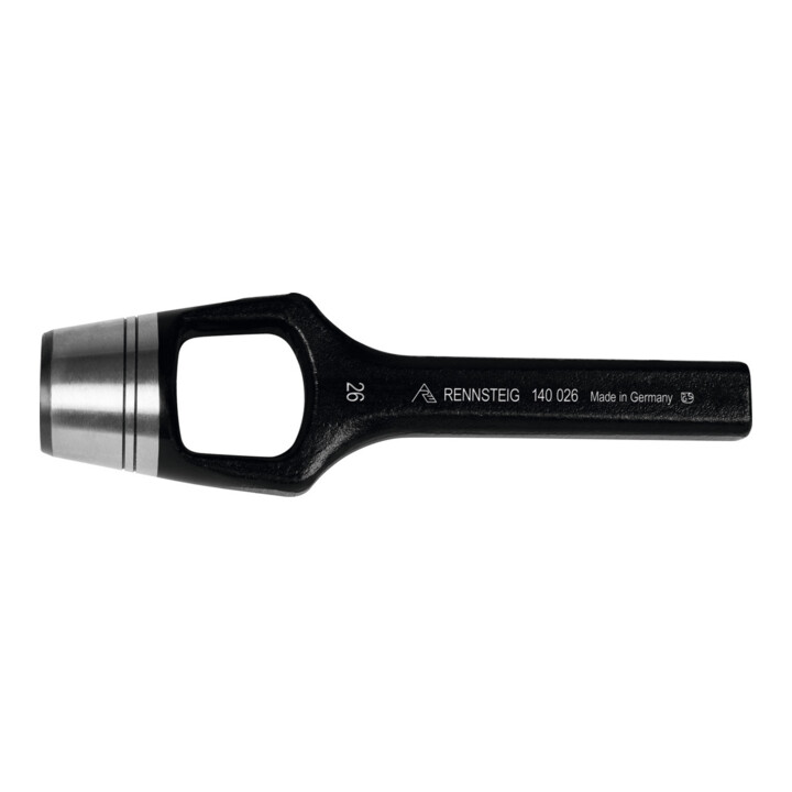 Rennsteig Henkellocheisen Ausstanzer 48 Mm Speziallackierung Geschmiedete Form B-Ware von Rennsteig
