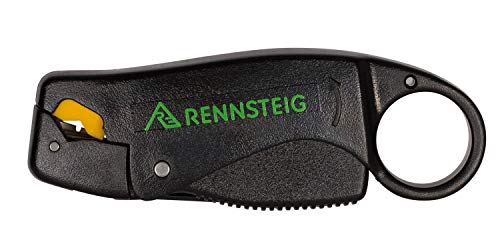 Rennsteig Koaxial-Kabelentmantler (für Koaxialkabel RG 6, RG 58, RG 59, Schneidtiefe einstellbar, Drehschnitt mit drei Messern) 707-1700 SB von Rennsteig