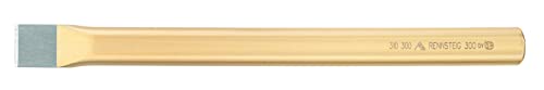Rennsteig Meißel, Flachmeißel (Länge: 200 mm, Breite: 24 mm, lackiert, flach-oval 23 x 13 mm, DIN 6453) 310 200 1 von Rennsteig