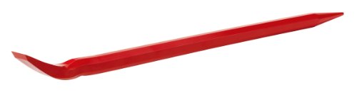 Rennsteig Montiereisen (Montierhebel, Richteisen), 400mm x 16mm, 6-Kant - Spezialstahl pulverbeschichtet, rot – 2734002 von Rennsteig