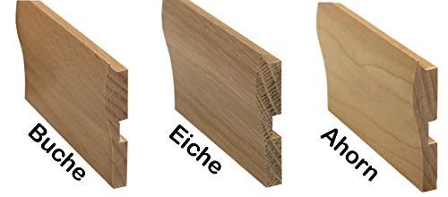 Holzblende, Abdeckblende für die RenoShop Treppenkantenprofile (90 cm, Buche) von RenoShop