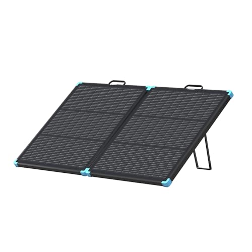 Renogy Faltbares Solarpanel 100W, N-Typ Zellen Tragbar Foldable Solarmodul Faltbar Solar Panel, Wasserdicht IP67 für Wohnmobile, Wohnwagen, Hütten, Camping, Heim-Backup-Systeme, 320Wh von Renogy
