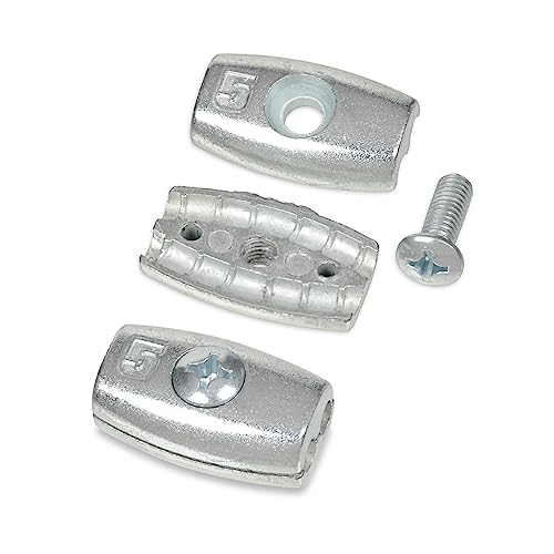10x 3mm Eiform Drahtseilklemmen Drahtseil Seilklemmen von Renomo24