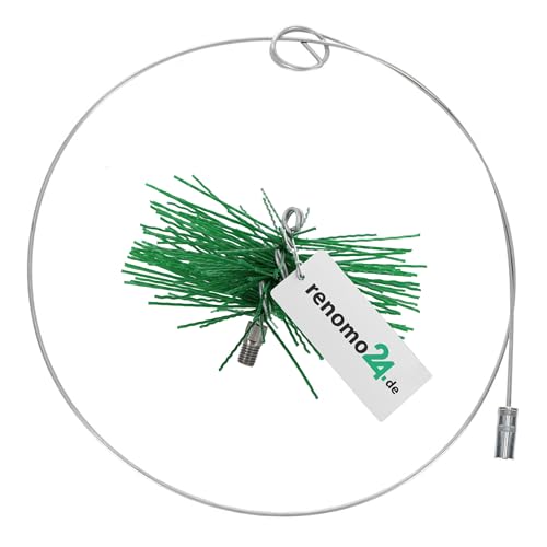 Renomo24 Schornsteinbesen Kunststoff, Schubstange 6m, Besengröße 180mm, Reinigungsset für effiziente Schornsteinpflege Renomo24 Schornsteinbesen Kunststoff, Schubstange 6m, Besengröße 180mm, Reinigungsset für effiziente Schornsteinpflege von Renomo24