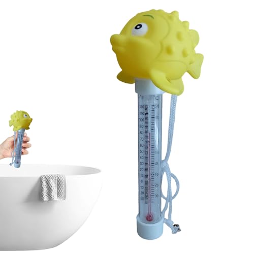 Renopfect 2 Stück Pool Thermometer Goldfisch Schwimmende -l Thermomete-r, Floating Wassertemperaturtester Bruchsicheres Schwimmbadthermometer Mit Seil Wasserthermometer Für Aquarien, Pools, Spas Renopfect 2 Stück Pool Thermometer Goldfisch Schwimmende -l Thermomete-r, Floating Wassertemperaturtester Bruchsicheres Schwimmbadthermometer Mit Seil Wasserthermometer Für Aquarien, Pools, Spas von Renopfect