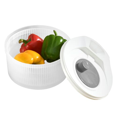 Renopfect Abtropfkorb,Beeren Sieb | Handtrockner Doppelschicht Küchensieb Für Lagerung Kochen Pasta Salat Beeren Haushalt Restaurant Camping von Renopfect