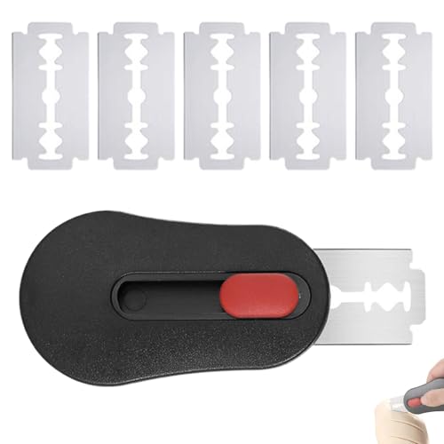Renopfect Bäckermesser Brotbackmesser Brot Schneide Werkzeug, Ausziehbarer Teig Rasiermesser, Baguettemesser Mit 5 Klingen Brot Scoring Cutter Zum Einschneiden Baguett Gebogene Brotmesser Ritzmesser von Renopfect