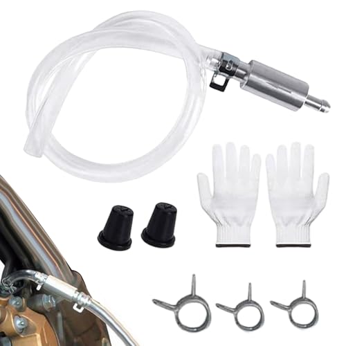Renopfect Entlüftungsset,Entlüftungswerkzeug Mit Rückschlagventil | Entlüftungsset für Hydraulikflüssigkeit an Motorrad Kfz und Lkw von Renopfect