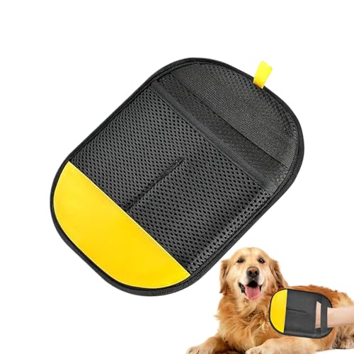 Renopfect Haarentfernungs-Handschuh Für Tierhaare,Elektrostatischer Haarentferner Handschuh Für Haustiere - Tierpflege Waschhandschuh Entfilzungswerkzeug Für Auto Haushalt Kleidung Reise Bett Kurzes von Renopfect