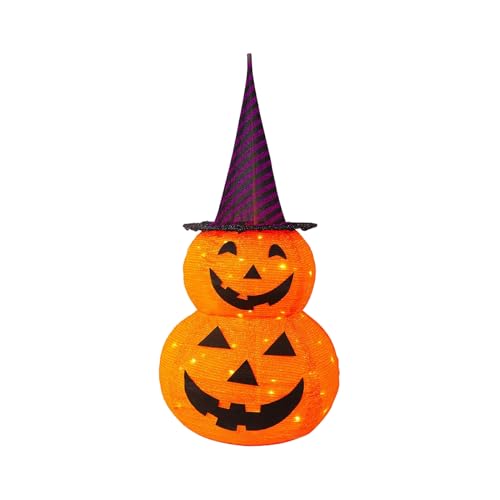 Renopfect Halloween Kürbis Lampe - Schlafzimmer Kürbislicht Mit Hexenhut Für Erntedankfest - LED Herbstdekoration Mit 8 Modi Für Schlafzimmer Garten Innenbereich Party Renopfect Halloween Kürbis Lampe - Schlafzimmer Kürbislicht Mit Hexenhut Für Erntedankfest - LED Herbstdekoration Mit 8 Modi Für Schlafzimmer Garten Innenbereich Party von Renopfect