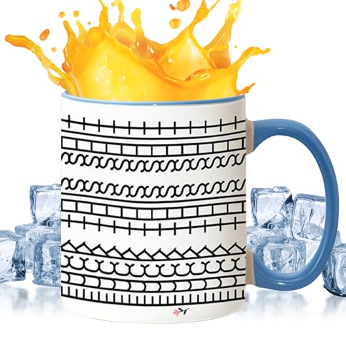 Renopfect Kaffeetasse Aus Keramik, 350ml Tasse Mit Versteckter Botschaft, Lustige Kaffee & Teetasse Für Erwachsene, Spülmaschinenfest & Mikrowellengeeignet, Satirische Büro-Deko von Renopfect