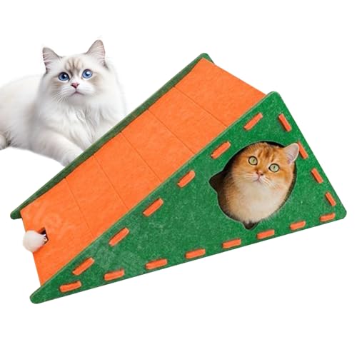 Renopfect Kratzbrett - Dreieckiger Filz für Katzen | Möbelschützer Klettermatte Für Sofa Teppich Zum Spielen Ausruhen Indoor Training Haushalt von Renopfect