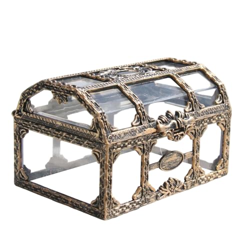 Renopfect Preisbox Spielzeug Transparent | Piratentruhe Schmuckaufbewahrung | Tragbare Kiste Vintage Behälter für Karneval Mädchen Süßigkeiten Erinnerungsstücke Halloween Junge Kleinigkeiten Renopfect Preisbox Spielzeug Transparent | Piratentruhe Schmuckaufbewahrung | Tragbare Kiste Vintage Behälter für Karneval Mädchen Süßigkeiten Erinnerungsstücke Halloween Junge Kleinigkeiten von Renopfect