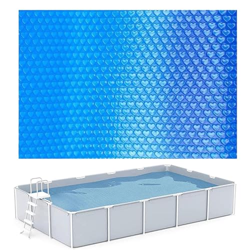Renopfect Solarplane Rechteckig Pool Solarabdeckung Solar Poolabdeckung Pool Solarfolie Zuschneidbar Poolheizung Wärmeplane, Wärmespeichernde Decke, Reduziert Die Wasserverdunstung Renopfect Solarplane Rechteckig Pool Solarabdeckung Solar Poolabdeckung Pool Solarfolie Zuschneidbar Poolheizung Wärmeplane, Wärmespeichernde Decke, Reduziert Die Wasserverdunstung von Renopfect