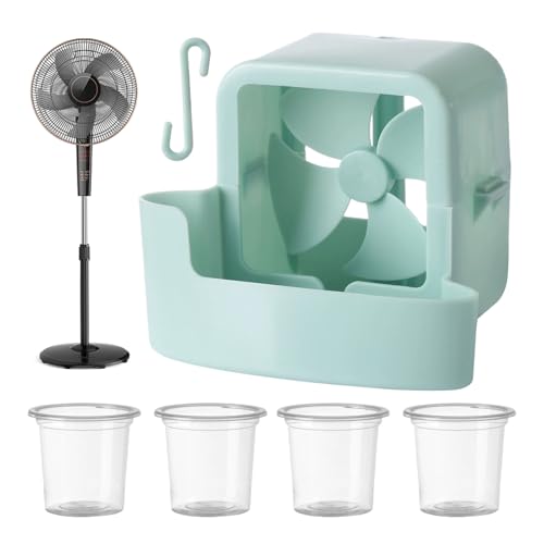 Renopfect Ventilator Befeuchter Aufsatz,Befeuchtungssystem | Aufhängbarer Kühlbox-Zubehör Für Balkon Terrasse Garten Festival Eventbereich von Renopfect
