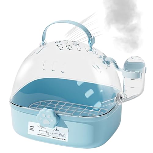 Renopfect Vogeltrage Transportkäfig,Vogeltransportkorb - Belüftet & Leicht Handgehaltene Transportbox Mit Trinkflasche Für Kleintiere Kätzchen Frettchen Kaninchen Reptilien von Renopfect