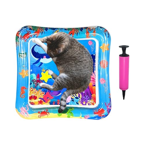 Renopfect Wasserspielmatte | Indoor Erfrischungsunterlage | Faltbare Waschbare Interaktive Sensorikmatte Für Wasserspiel Drinnen Draußen Sommer von Renopfect