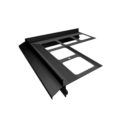 Renoplast® ABS-Montagestreifen für Traufprofil K100R | S80 2mm 200cm | Fertigstellung von Terrassen und Balkonen | Fliesenböden auf Klebemörtel | Wasser ablaufsysteme Winkelprofil von Renoplast