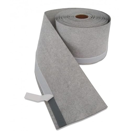 Renoplast® PL3B Schwellerleiste mit Butylstreifen | 1 pro meter Breite 100mm | Verschlussflansch Mauersperrbahn Sperrfolie zur Bauwerksabdichtung Abdichtung Isolierbahn | Belüfteten Fußböden von Renoplast