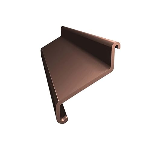 Renoplast® ABS-Montagestreifen für Traufprofil K100R | S80 2mm 200cm | Fertigstellung von Terrassen und Balkonen | Fliesenböden auf Klebemörtel | Wasser ablaufsysteme Winkelprofil von Renoplast