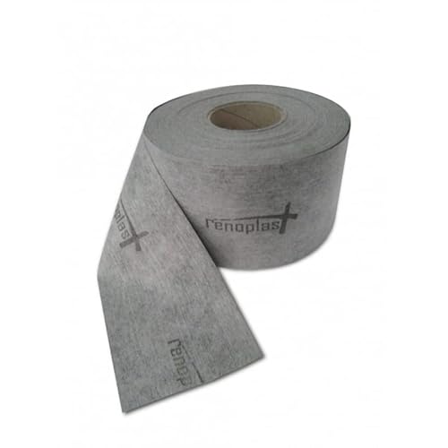 Renoplast® Verstärkungsband PL3 für K100R Serie | 1 pro meter Breite 120mm | Verschlussflansch Mauersperrbahn Sperrfolie zur Bauwerksabdichtung Abdichtung Isolierbahn Fassadenschutz von Renoplast
