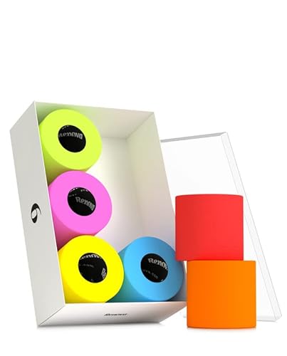 Geschenkbox Toilettenpapier - 6er Pack - Toilettenpapier-Mix 3-lagig, 6 Stück - farbiges Toilettenpapier - Renova - leichter Duft - nicht abfärbend - buntes Klopapier 6er Pack von Renova