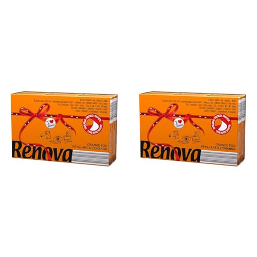 RENOVA ORANGE FIZZ Pocket Tissues 6 Packs (Packung mit 2) von Renova
