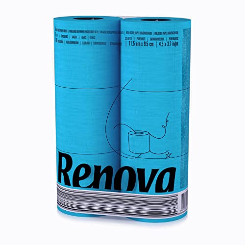 Renova Toilettenpapier Blau (6 Rollen) von Renova
