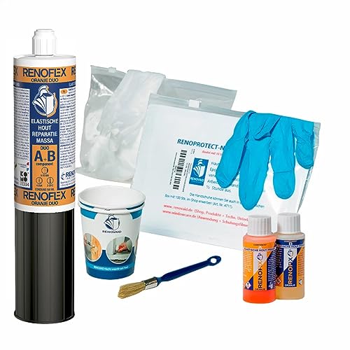 RENOVAID Renoflex Orange Duo 6 teliges Holzreparatur-Set für kl.Reparaturen von Renovaid