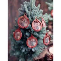 6x Vintage Deko-Set Mit Wintermotiv von Renovel