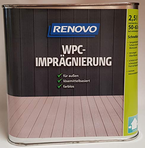 2,50 Liter RENOVO WPC Imprägnierung Farblos von Renovo