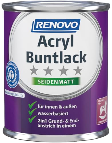 Acryl-Buntlack 2-in-1 375 ml RAL 8001 Ockerbraun seidenmatt Renovo Acryl-Buntlack 2-in-1 375 ml RAL 8001 Ockerbraun seidenmatt Renovo von Renovo