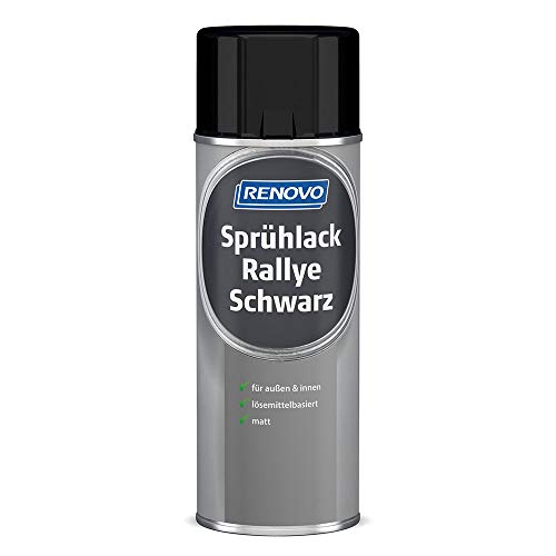 EM SPRUEHLACK RALLYE SCHWARZ 400 ML MATT 2884 von Renovo