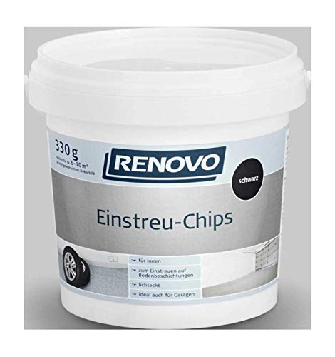 Einstreuchips Renovo - schwarz - 330 g - reichen für ca. 6-10 m² von Renovo