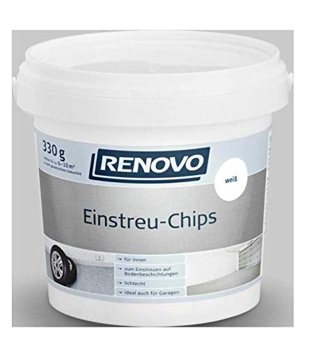 Einstreuchips Renovo - weiß - 330 g - reichen für ca. 6-10 m² von Renovo