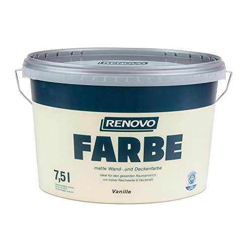 Farbe Vanille 1520 7,5 L Wand- und Deckenfarbe RENOVO von Renovo