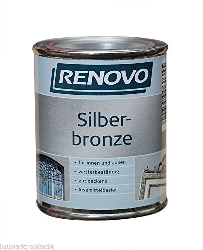 Metallglanzfarbe 125 ml Silberbronze Renovo von Renovo