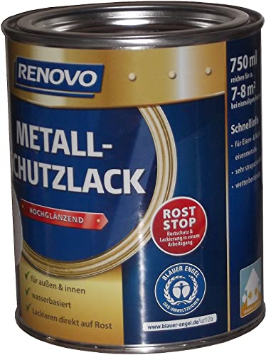 Metallschutzlack 750 ml RAL 6005 Moosgrün Renovo von Renovo