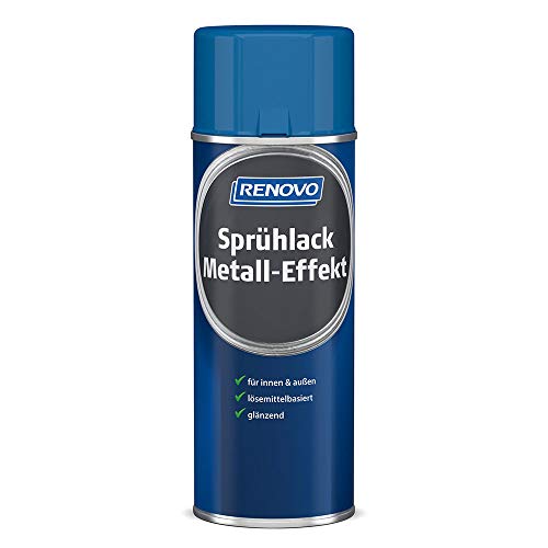 Renovo Metall-Effekt Blau Sprühlack 400 ml von Renovo